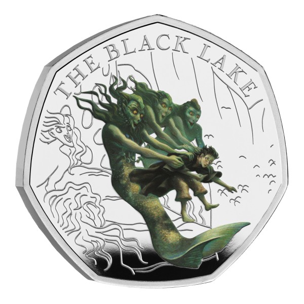 50P Harry Potter - The Black Lake UK 2024